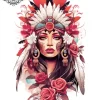 tatouage ephemere manchette indien Tatouage éphémère manchette indien