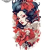tatouage ephemere manchette japonaise femme Tatouage éphémère manchette japonaise femme