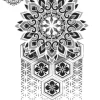 tatouage ephemere manchette mandala Tatouage éphémère manchette mandala