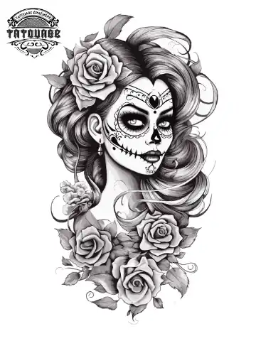 tatouage ephemere manchette mexicaine Tatouage éphémère manchette mexicaine