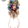 Tatouage éphémère manchette oriental