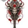 tatouage ephemere manchette samourai Tatouage éphémère manchette samouraï