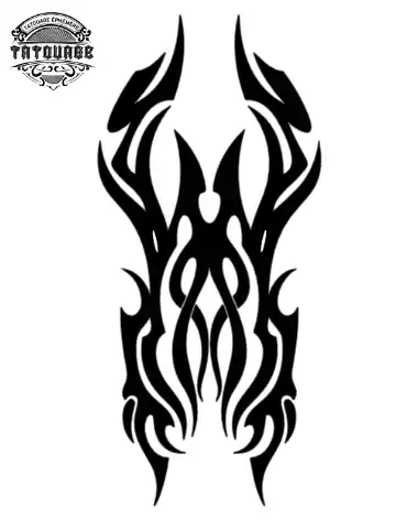 tatouage ephemere manchette tribal homme Tatouage éphémère manchette tribal homme
