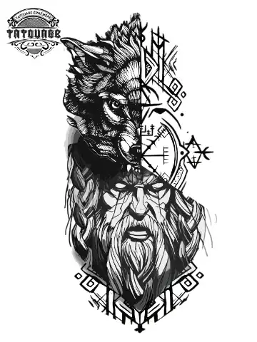tatouage ephemere manchette viking Tatouage éphémère manchette viking