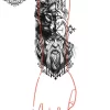 tatouage ephemere manchette viking photo Tatouage éphémère manchette viking