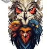 tatouage ephemere mollet animaux Tatouage éphémère mollet animaux