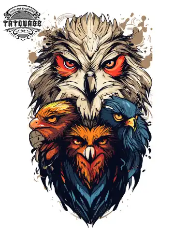 tatouage ephemere mollet animaux Tatouage éphémère mollet animaux