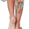 tatouage ephemere mollet attrape reve photo Tatouage éphémère mollet attrape rêve