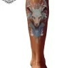 tatouage ephemere mollet belier photo Tatouage éphémère mollet bélier
