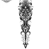 tatouage ephemere mollet dentelle Tatouage éphémère mollet dentelle