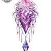 tatouage ephemere mollet diamant Tatouage éphémère mollet diamant