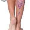 tatouage ephemere mollet diamant photo Tatouage éphémère mollet diamant