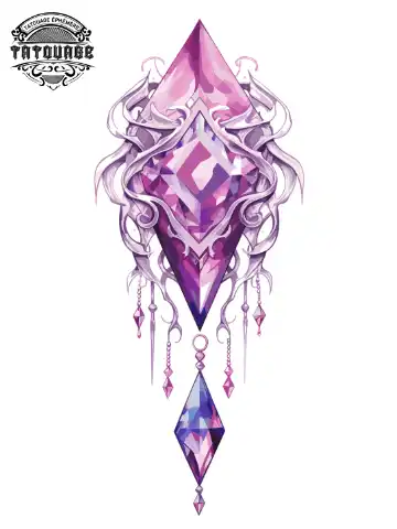 tatouage ephemere mollet diamant Tatouage éphémère mollet diamant