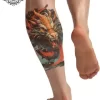 tatouage ephemere mollet dragon photo Tatouage éphémère mollet dragon