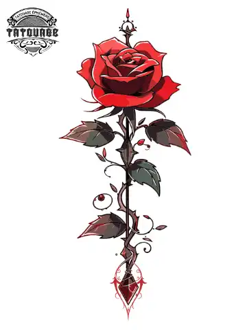 Tatouage éphémère mollet femme rose
