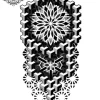 tatouage ephemere mollet geometrique photo Tatouage éphémère mollet géométrique