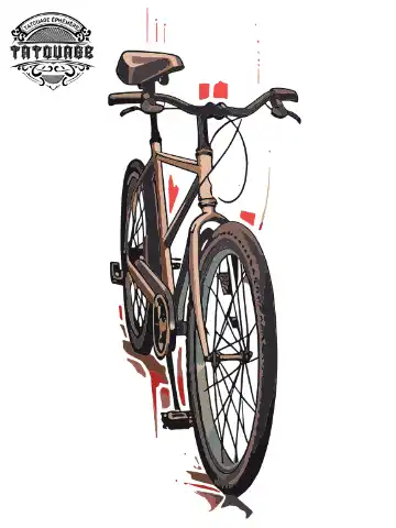 tatouage ephemere mollet homme velo Tatouage éphémère mollet homme vélo