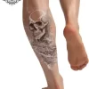 Tatouage éphémère mollet mort