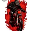 tatouage ephemere mollet moto Tatouage éphémère mollet moto