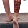 tatouage ephemere mollet tahitien photo Tatouage éphémère mollet tahitien
