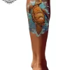 tatouage ephemere mollet tortue photo Tatouage éphémère mollet tortue