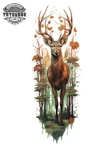 tatouage ephemere nature mollet Tatouage éphémère nature mollet