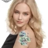 tatouage ephemere nenuphar epaule photo Tatouage éphémère nénuphar épaule