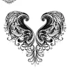 tatouage ephemere nuque aile ange Tatouage éphémère nuque aile ange