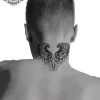tatouage ephemere nuque aile ange photo Tatouage éphémère nuque aile ange