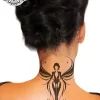 tatouage ephemere nuque aile photo Tatouage éphémère nuque aile