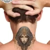 tatouage ephemere nuque arabe photo Tatouage éphémère nuque arabe