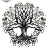 tatouage ephemere nuque arbre de vie Tatouage éphémère nuque arbre de vie