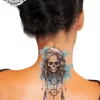 tatouage ephemere nuque attrape reve photo Tatouage éphémère nuque attrape rêve