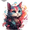tatouage ephemere nuque chat Tatouage éphémère nuque chat