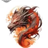 Tatouage éphémère nuque chinois