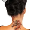 Tatouage éphémère nuque chinois