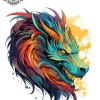 tatouage ephemere nuque dragon Tatouage éphémère nuque dragon