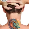 tatouage ephemere nuque dragon photo Tatouage éphémère nuque dragon