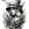 Tatouage éphémère nuque elfique