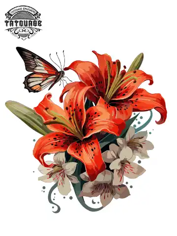 tatouage ephemere nuque fleur Tatouage éphémère nuque fleur