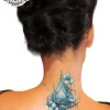tatouage ephemere nuque goutte d?eau photo Tatouage éphémère nuque goutte d’eau