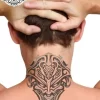 Tatouage éphémère nuque homme