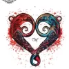 tatouage ephemere nuque infini love Tatouage éphémère nuque infini love