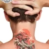 tatouage ephemere nuque japonais photo Tatouage éphémère nuque japonais