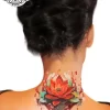 tatouage ephemere nuque lotus photo Tatouage éphémère nuque lotus