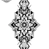 tatouage ephemere nuque mandala Tatouage éphémère nuque mandala