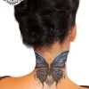 tatouage ephemere nuque papillon photo Tatouage éphémère nuque papillon