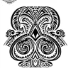 tatouage ephemere nuque polynesien Tatouage éphémère nuque Polynésien