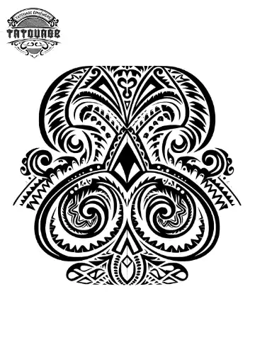 tatouage ephemere nuque polynesien Tatouage éphémère nuque Polynésien