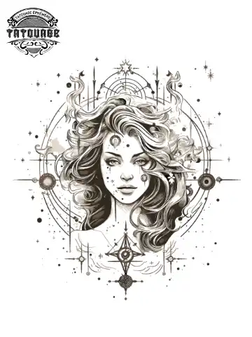 tatouage ephemere nuque sagittaire Tatouage éphémère nuque sagittaire